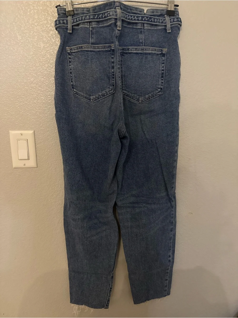 Hollister Slim Straight Jeans in Blue Wash